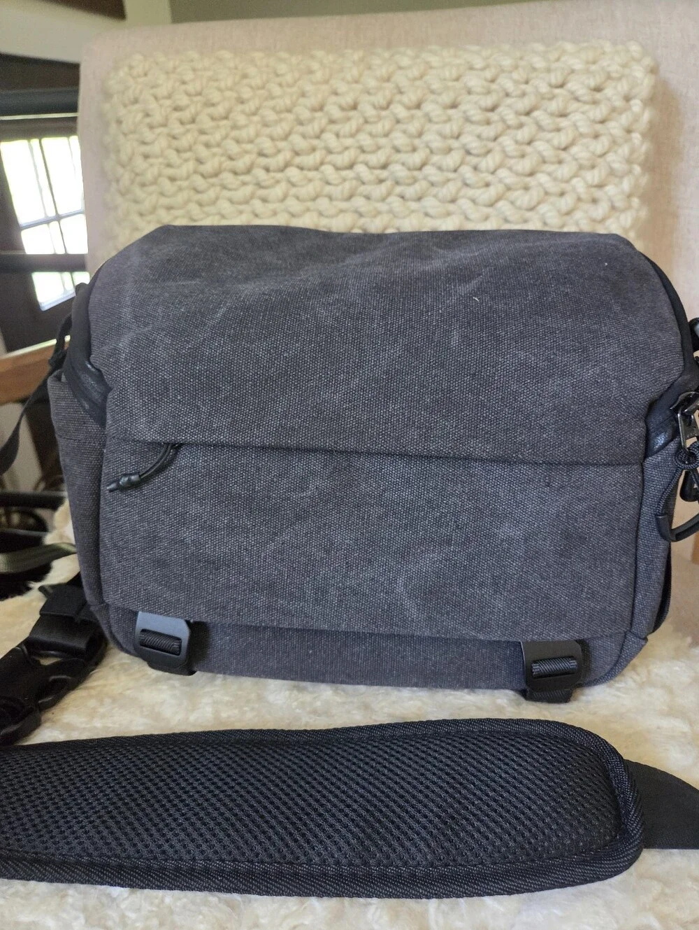 TULLIO Camera Bag Crossbody, 6L Waterproof Sling Bag